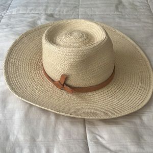 SunBody Handmade Palm Leaf Wide Brim Cowboy Hat